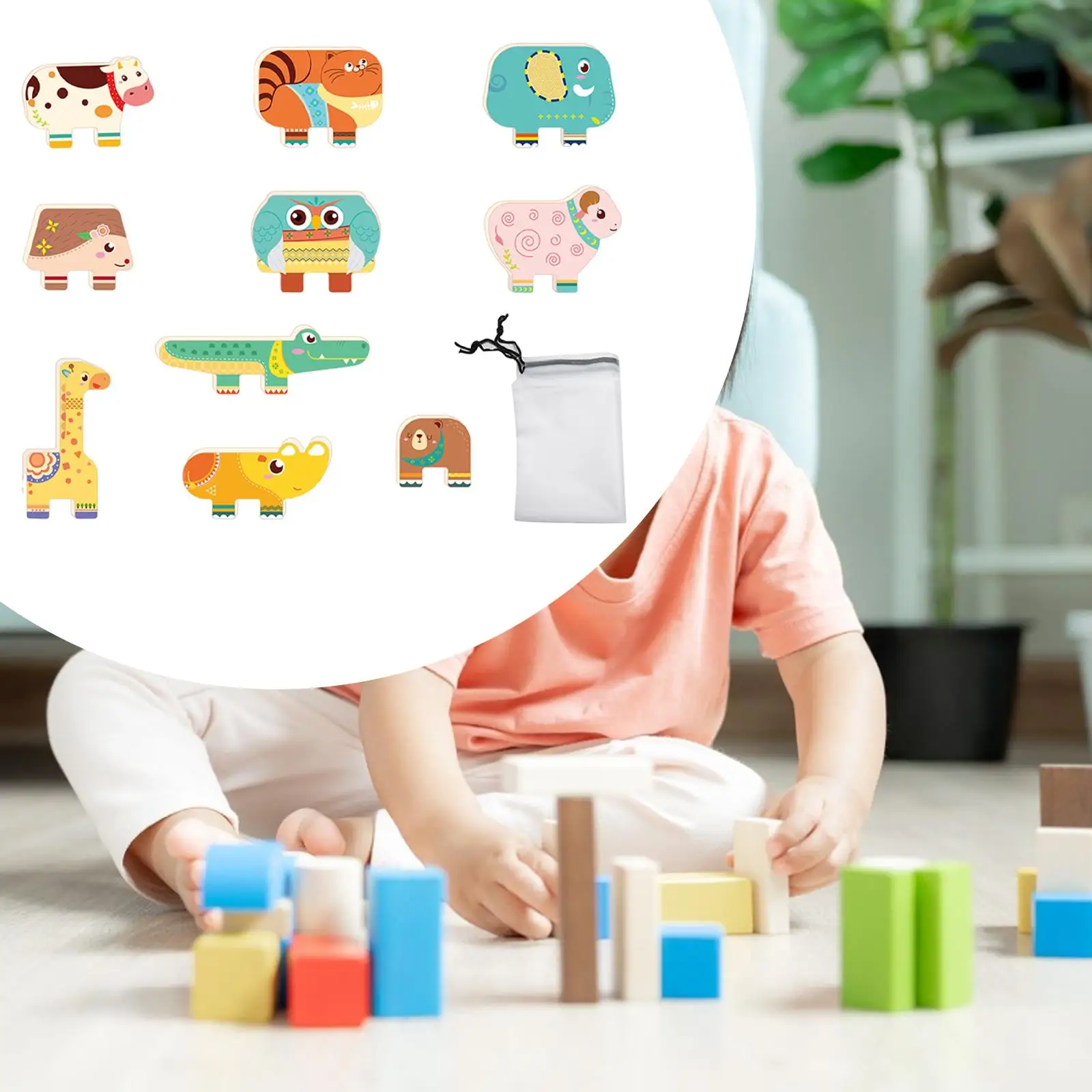 Bloques de construcción apilables educativos para habilidades prácticas - imagen 2