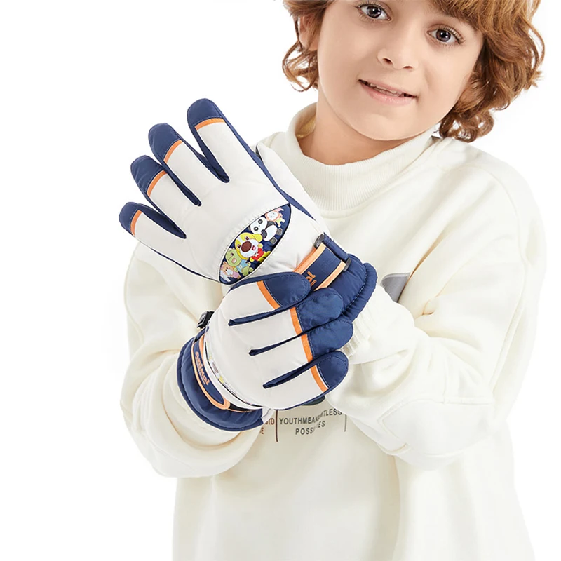 Guantes impermeables de invierno para niños y niñas - Esquí y nieve