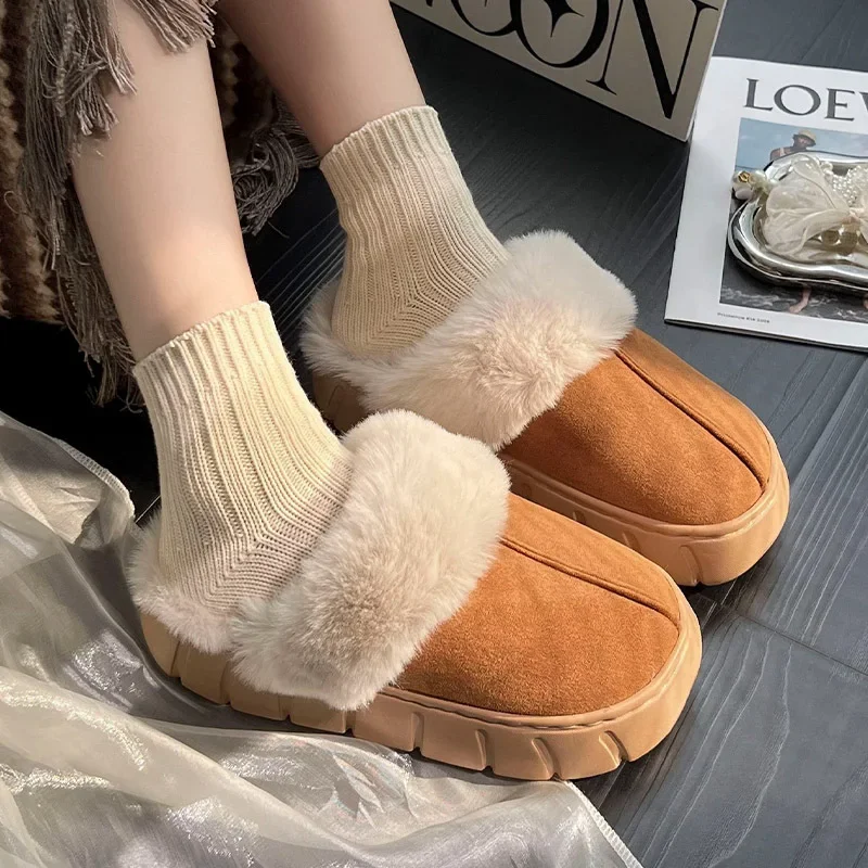 Pantuflas interiores de piel sintética suave – Antideslizantes y ligeras - imagen 5