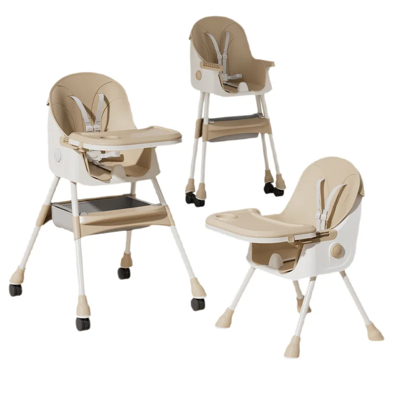 Silla alta de comedor plegable para bebés y niños – portátil - imagen 5
