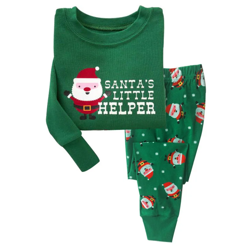 Conjunto de ropa de Navidad para niños de dos piezas con manga larga y dibujos animados - imagen 4