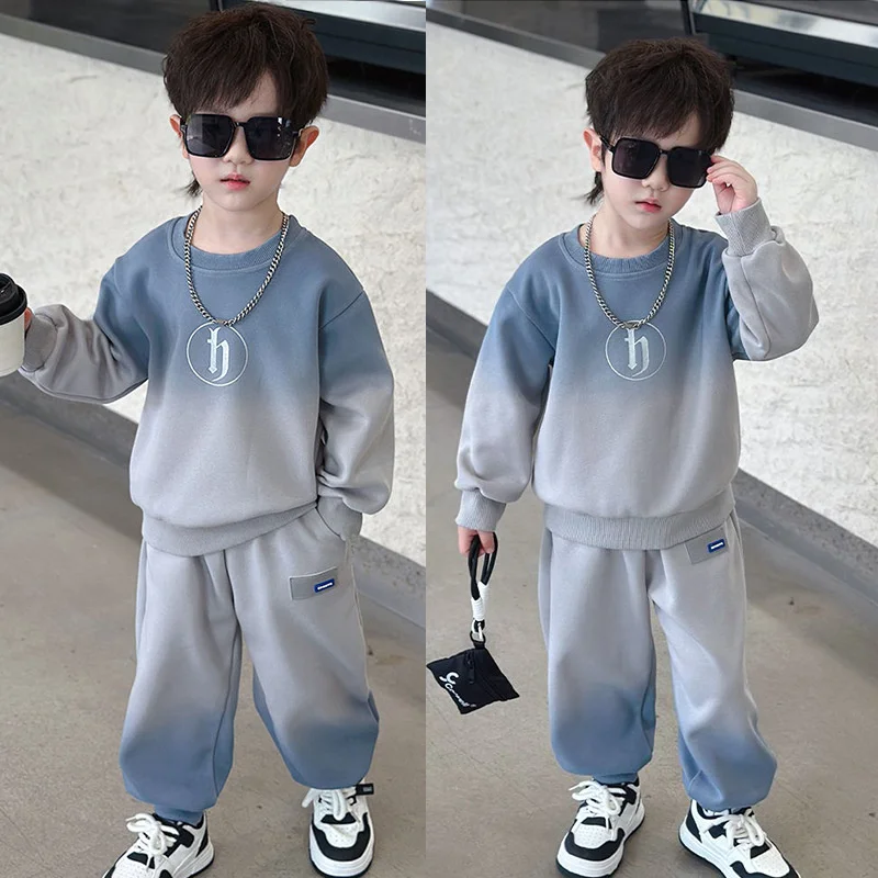 Chándal adolescente de sudadera con capucha y pantalón degradado - imagen 4