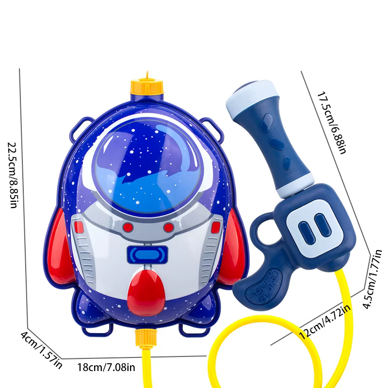 Pistola de agua infantil con mochila para juegos de verano - imagen 5