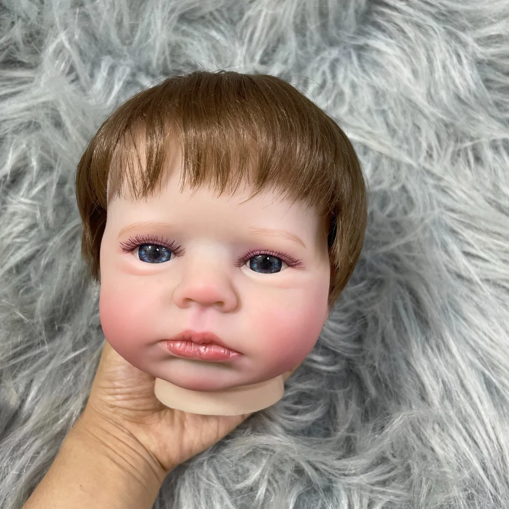 Muñeca realista LouLou Awake con ojos azules y pelo enraizado - imagen 2