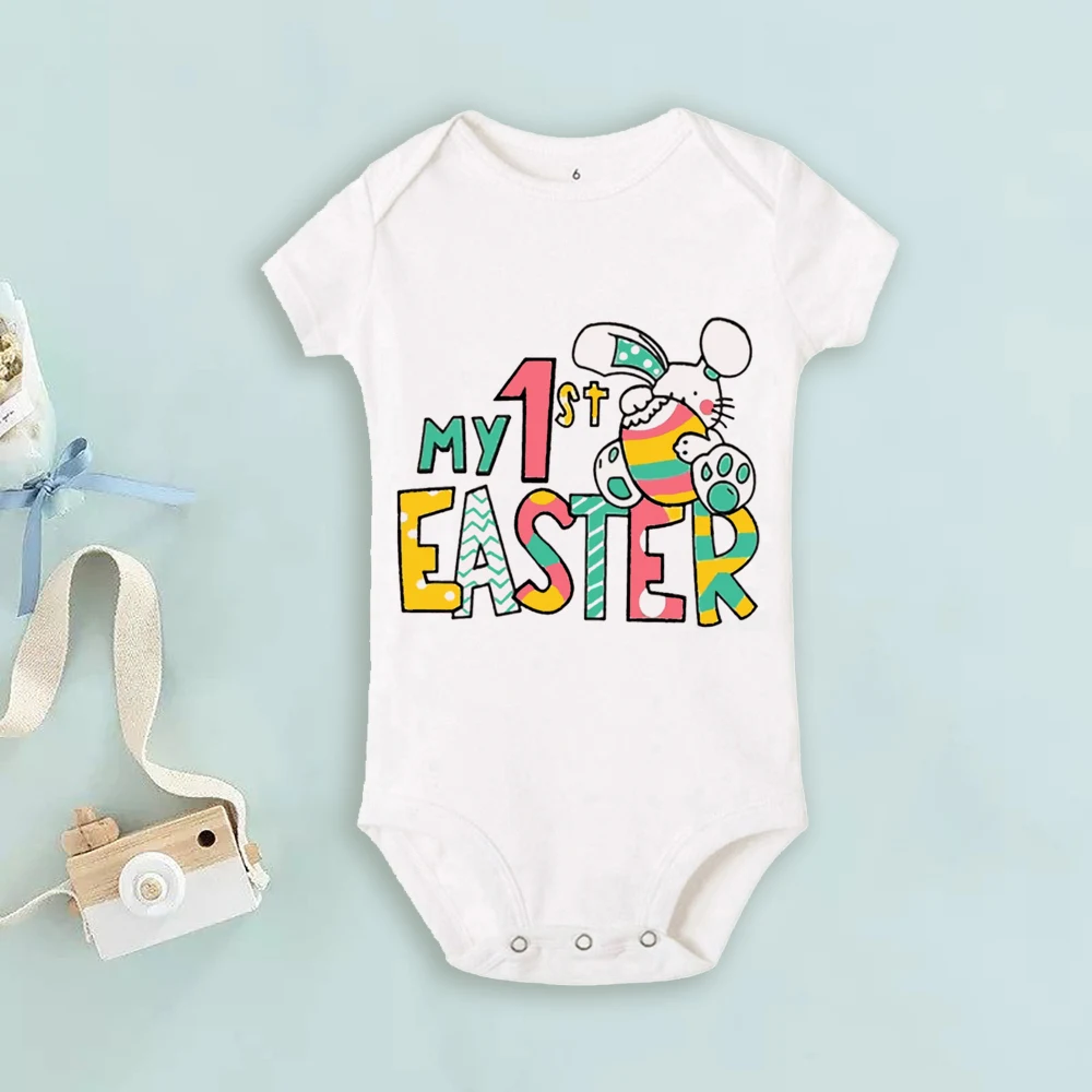Pelele My First Easter para bebé con estampado de conejo