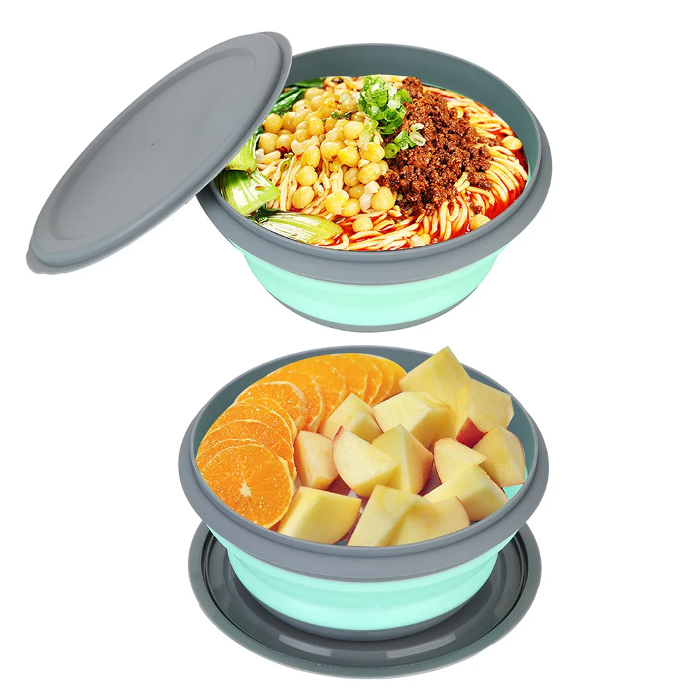 Fiambrera plegable infantil con tapa y bol para picnic y camping - imagen 5