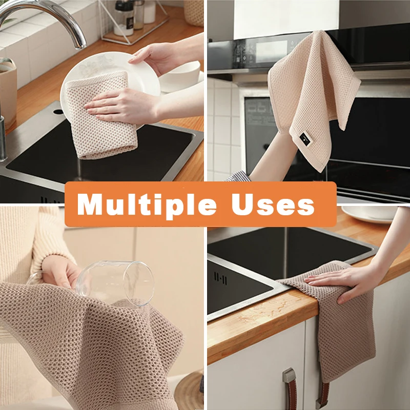 Trapo de cocina absorbente de algodon con secado rapido - imagen 3