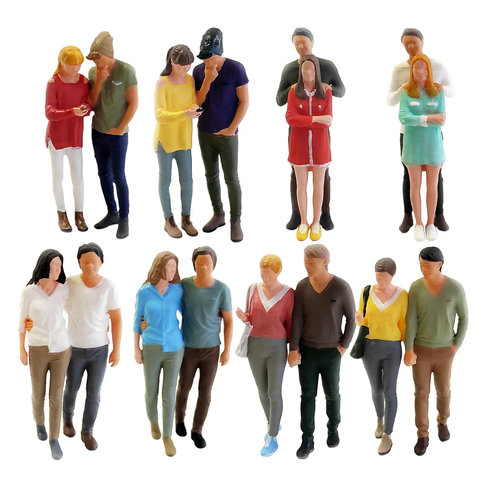 Figuras para diorama en miniatura, personas de pie variadas - imagen 5