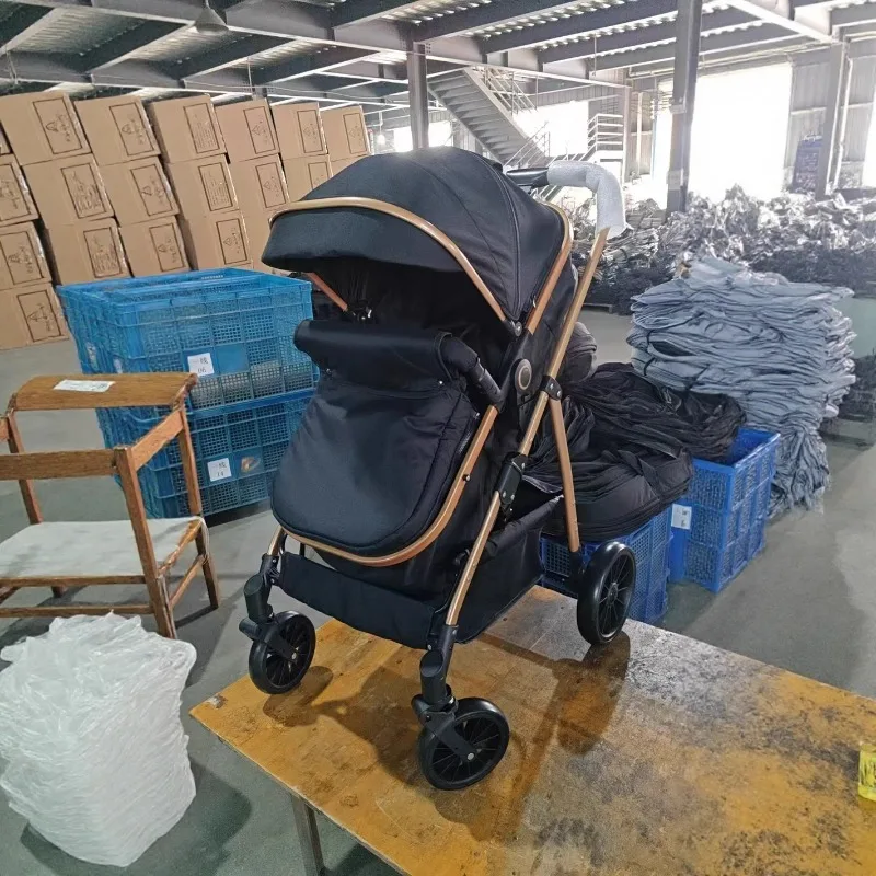 Cochecito de bebé ligero plegable reclinable para sentarse y dormir - imagen 4