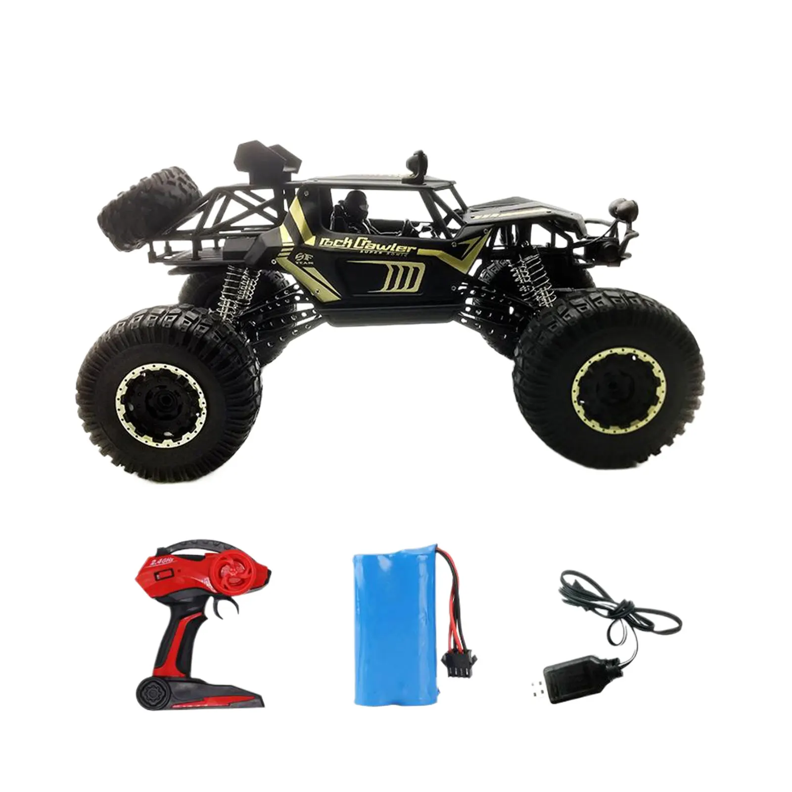 Camión teledirigido RC 4x4 de orugas metal todoterreno 4WD - imagen 2
