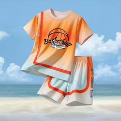 Conjunto deportivo transpirable de malla para niños – Verano