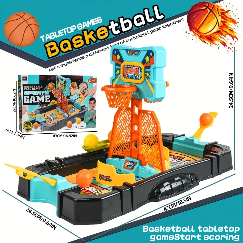 Juego baloncesto de mesa mini para niños y adultos