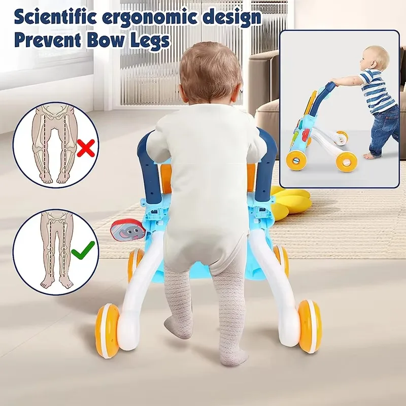 PANGDUBE Andador bebé con tablero arte para aprender a caminar - imagen 3