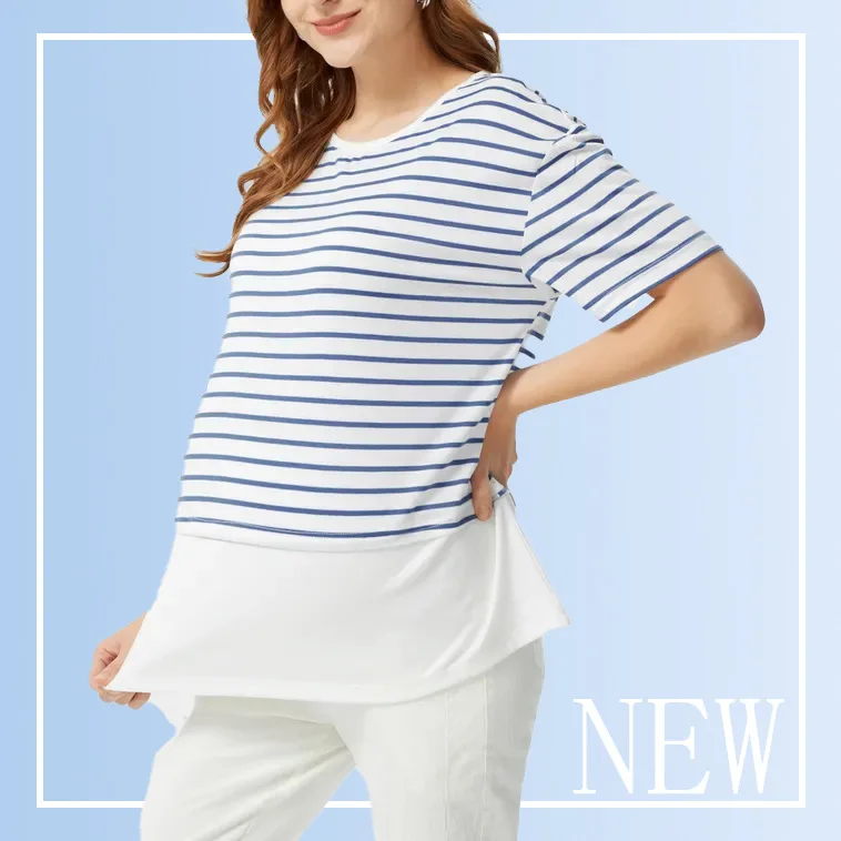 Camiseta de maternidad en varios colores