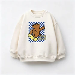Sudadera con capucha y estampado infantil para primavera y otoño