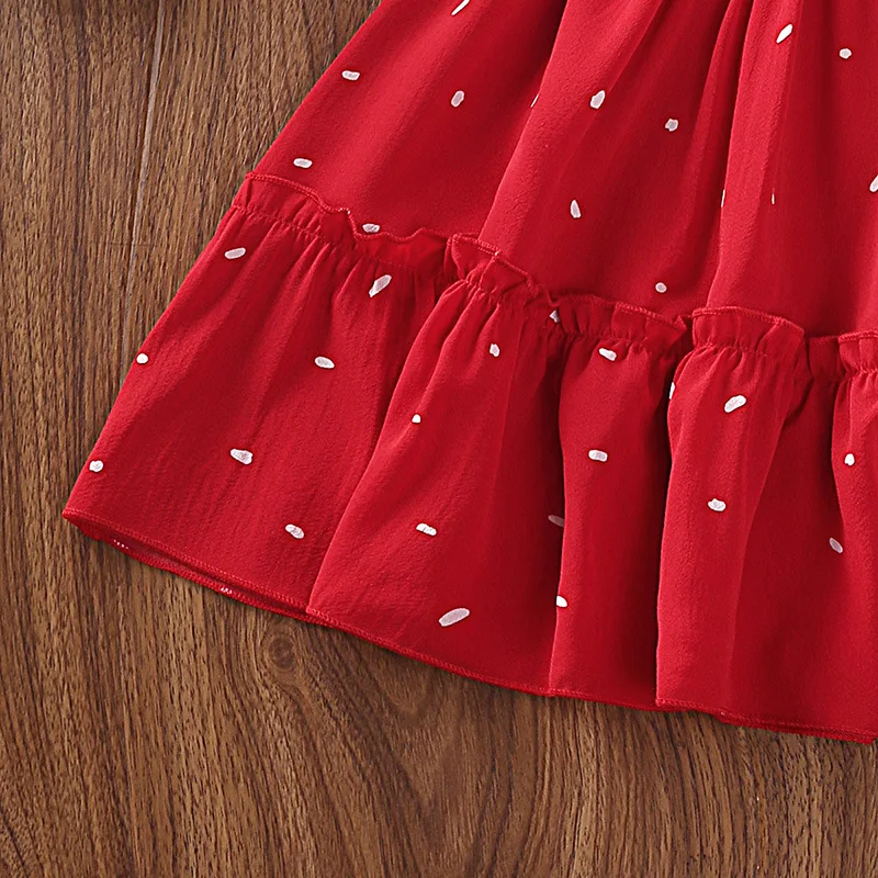 Vestido de verano con lunares para niña – Estilo princesa - imagen 3