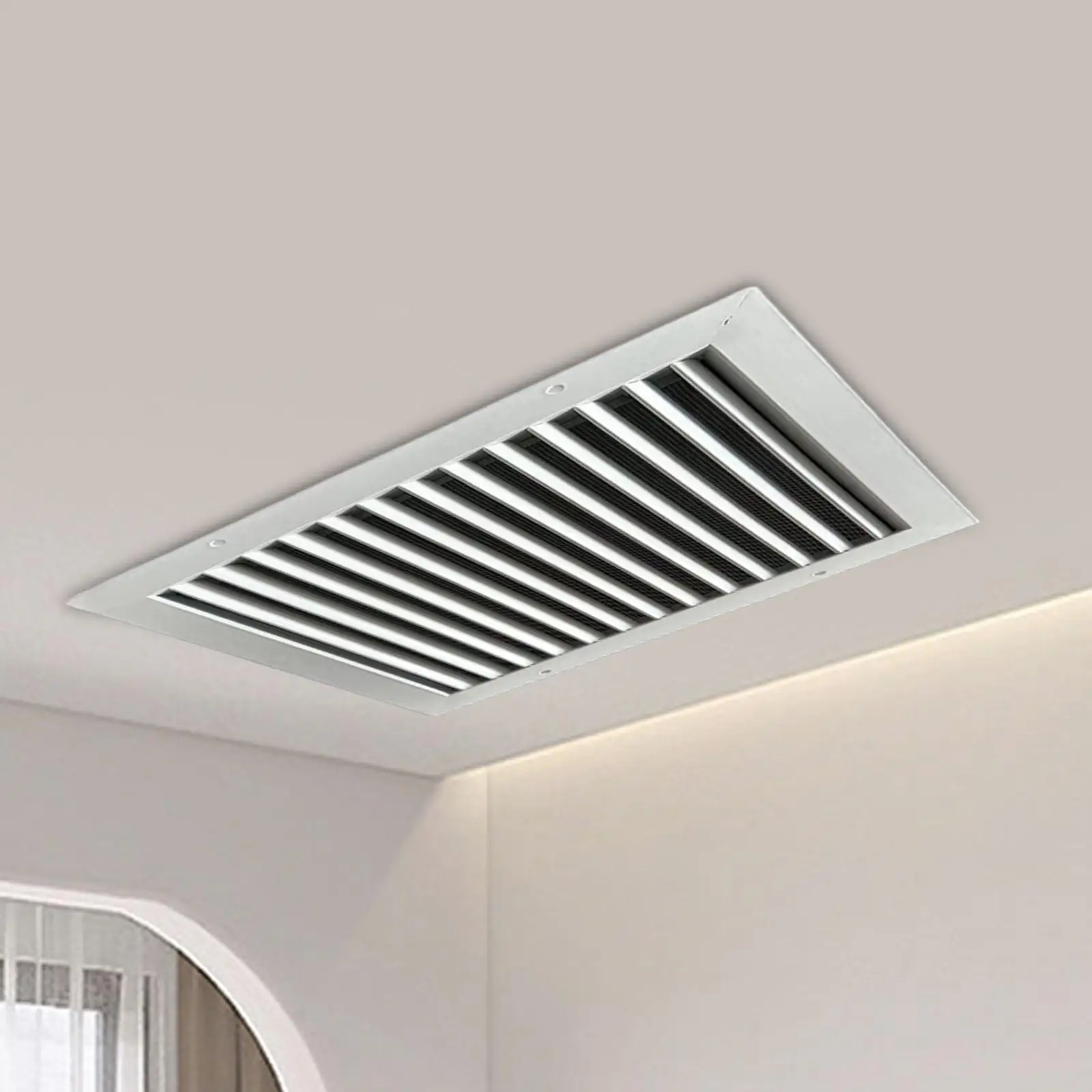 Rejilla de ventilación de aluminio para retorno de aire HVAC - imagen 5