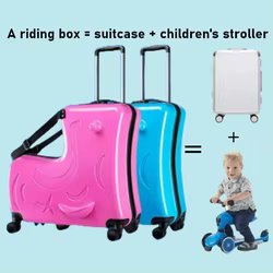 Maleta-asiento para scooter infantil – Cinturón extraíble y ruedas 360°