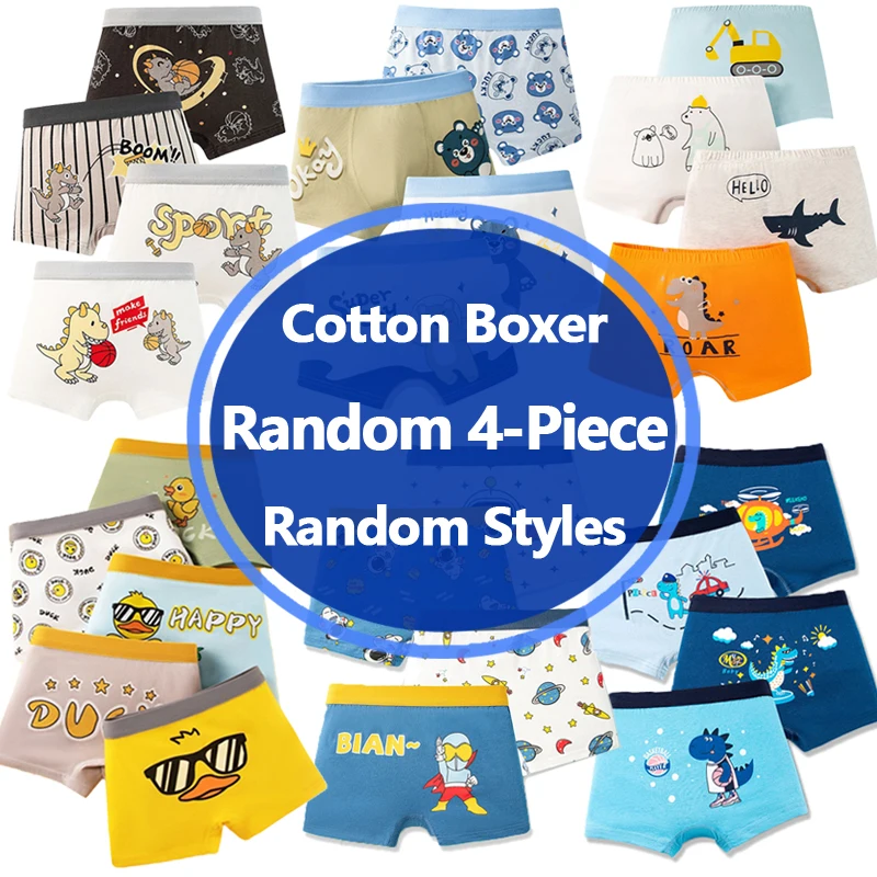 Calzoncillos boxer de algodón para niños – Patrones dinosaurio y coche - imagen 2