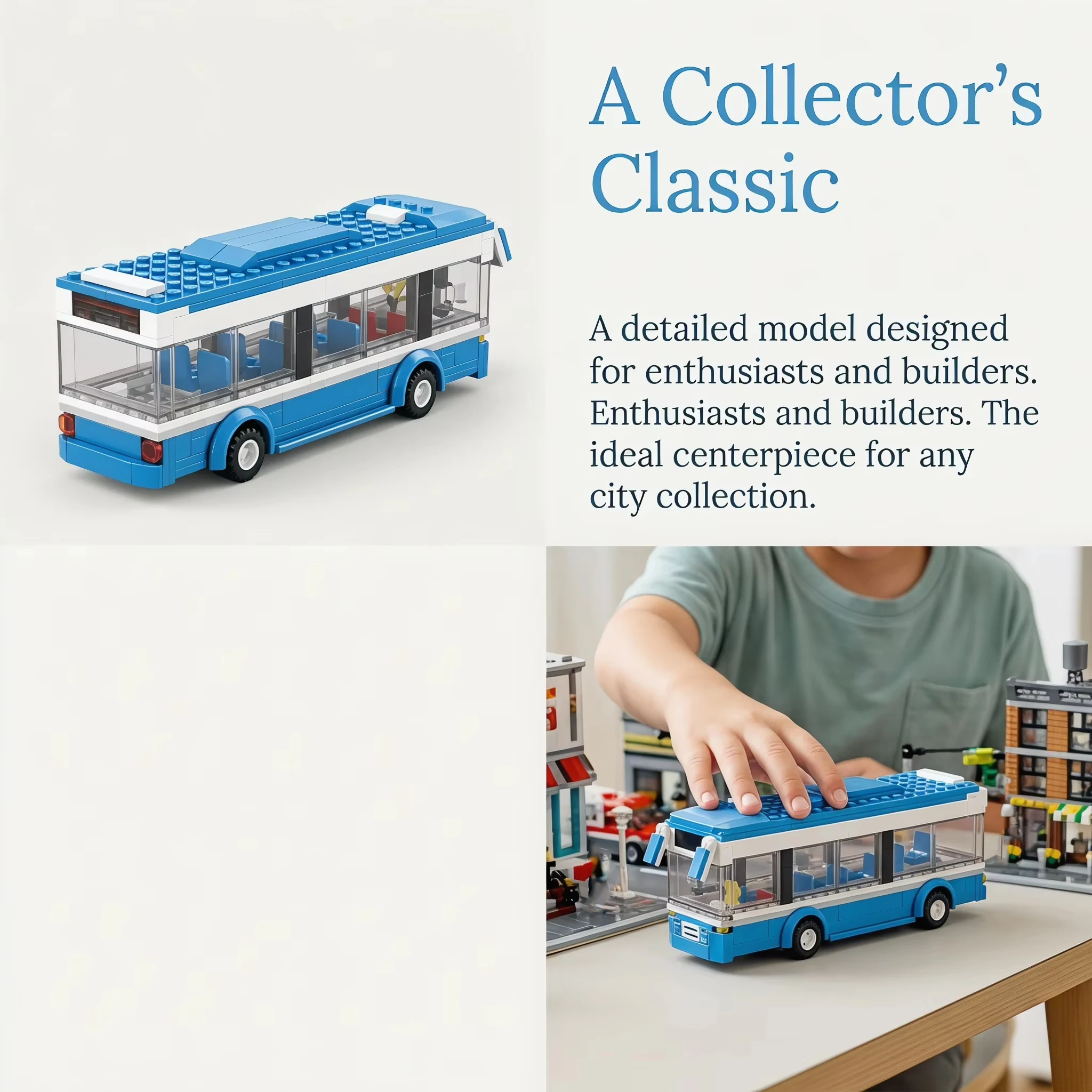 Ladrillos de autobús urbano con figuras para construir - imagen 5