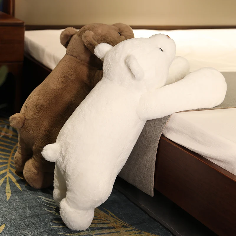 Peluche oso polar gigante suave – Almohada y cojín infantil - imagen 5