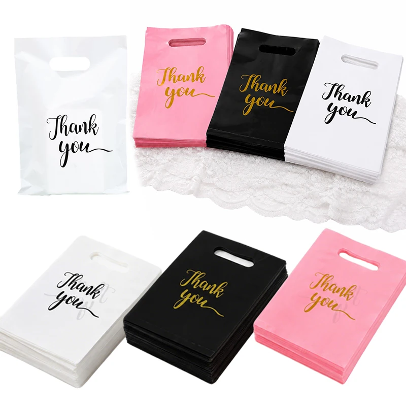 Bolsas de regalo de plástico para joyería, colores surtidos - imagen 2