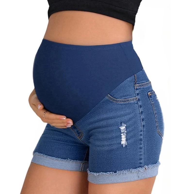 Shorts de maternidad cintura alta transpirables con soporte - imagen 3