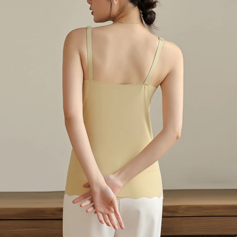 Camiseta de lactancia de algodón con tirantes anchos y cómoda - imagen 4