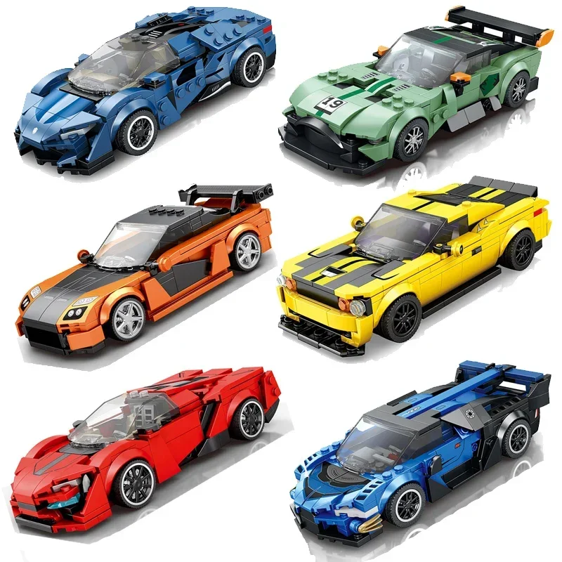 Bloques de construcción MOC para niños – Coche deportivoDIY - imagen 5