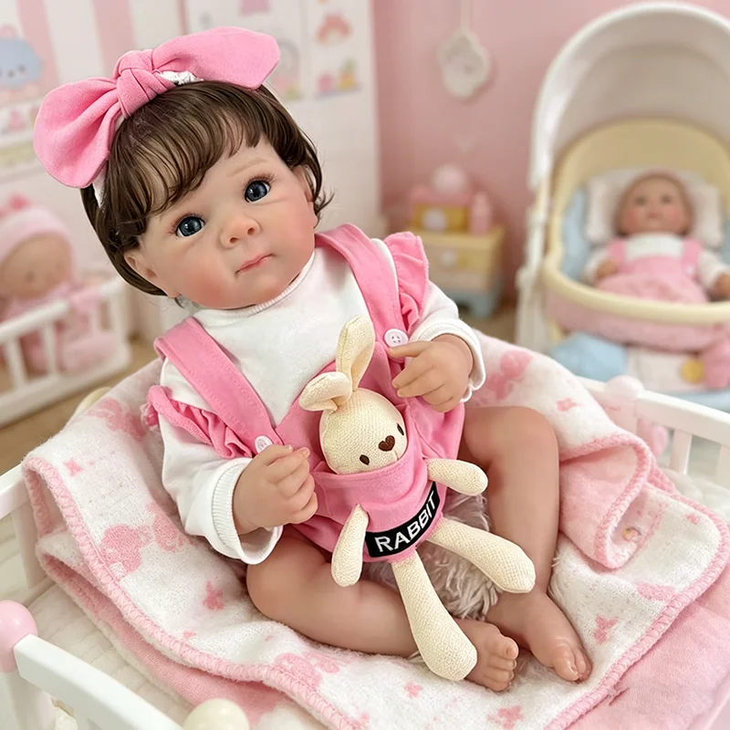 Muñeca reborn Bettie con cuerpo completo de vinilo realista - imagen 5