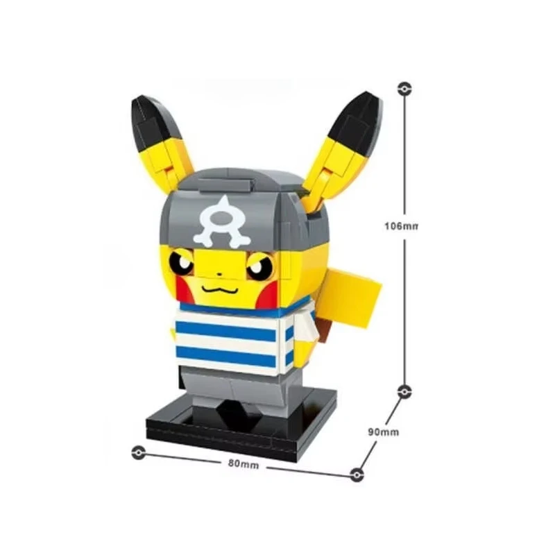 Bloques de construcción Pokémon Pikachū – juguete educativo infantil - imagen 3