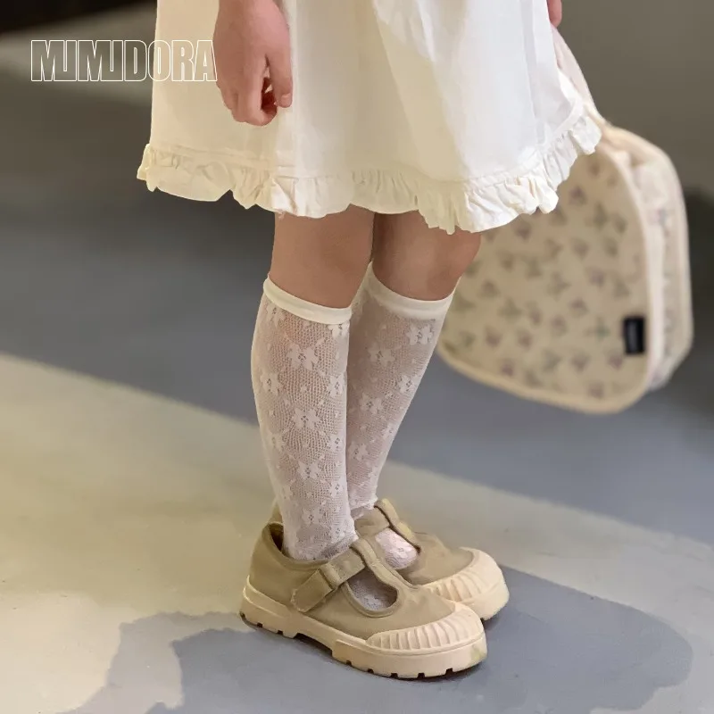 Calcetines de malla veraniegos para niños - Estampado floral - imagen 3