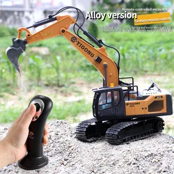 RC excavadora de orugas a control remoto para niños volquete