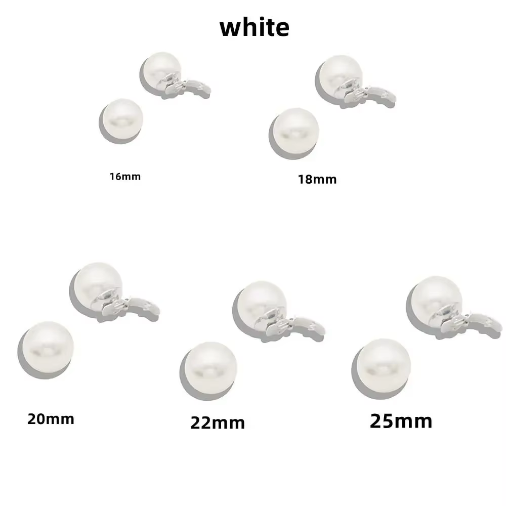 Clips de perla para zapatos de tacón – Decoración elegante para boda - imagen 5