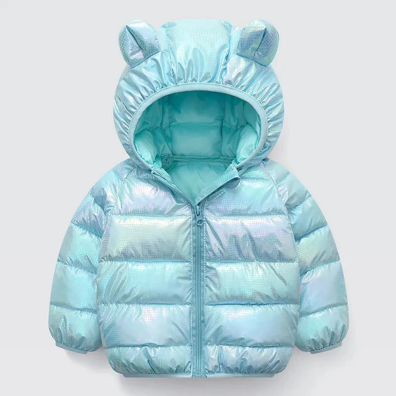 Chaqueta algodón con capucha bebé – Cálida para otoño e invierno - imagen 4