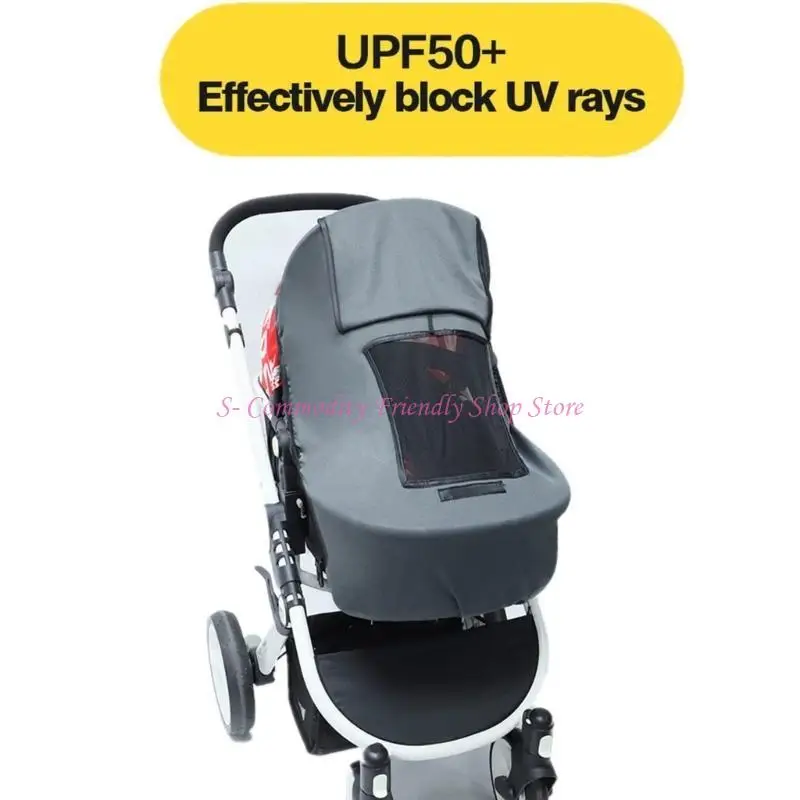 Protección solar universal para cochecitos - vista frontal