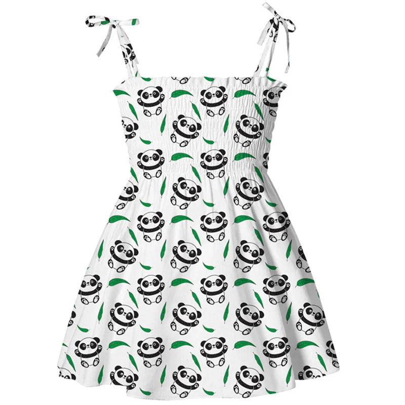 Vestido verano niña algodón – Estampado playero sin mangas - imagen 5
