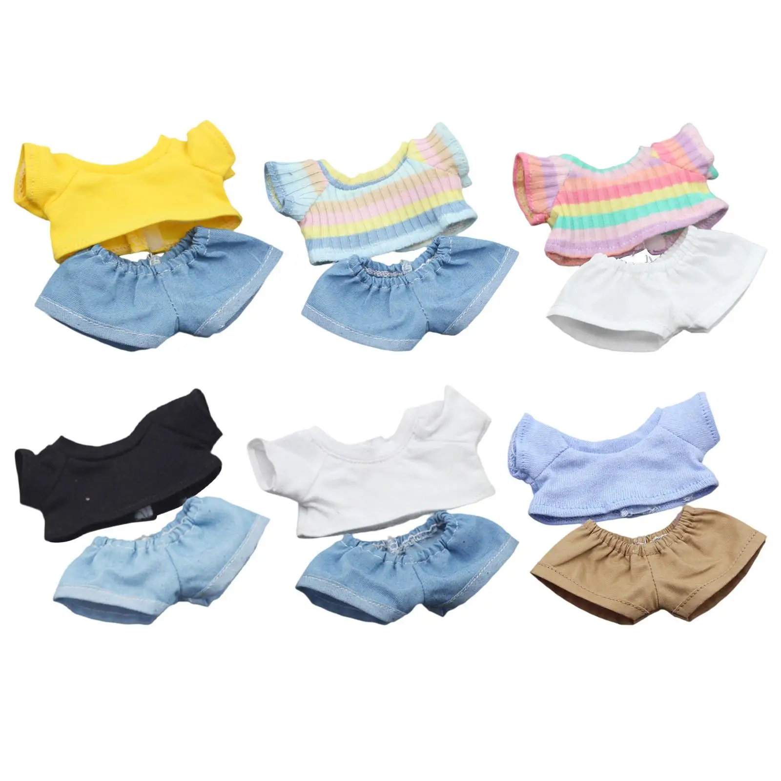 Conjunto de ropa de peluche para muñecas: top y pantalón - imagen 3