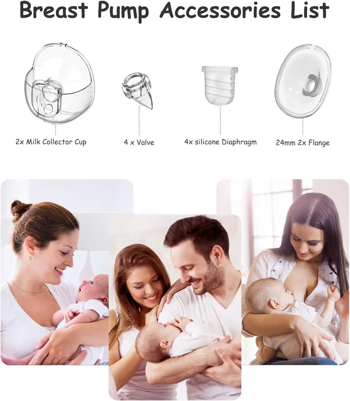 Spectra S32 y Lansinoh Discreet Duo: Repuestos para extractor de leche - imagen 3