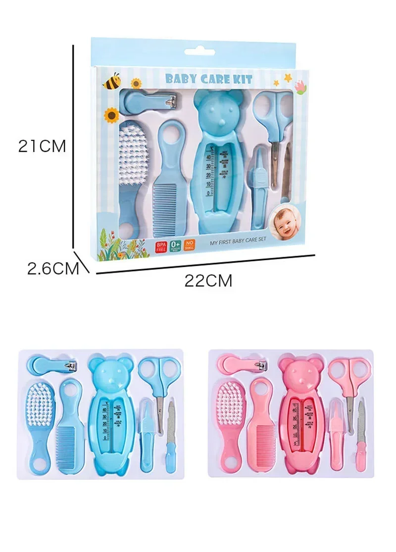 Set de cuidado para bebés, incluye cortaúñas y cepillos