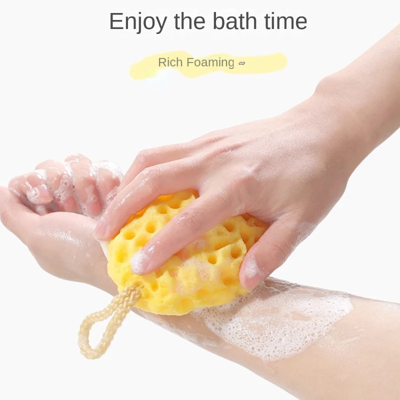 Esponja de baño de malla suave para bebé – Cuidado delicado - imagen 3