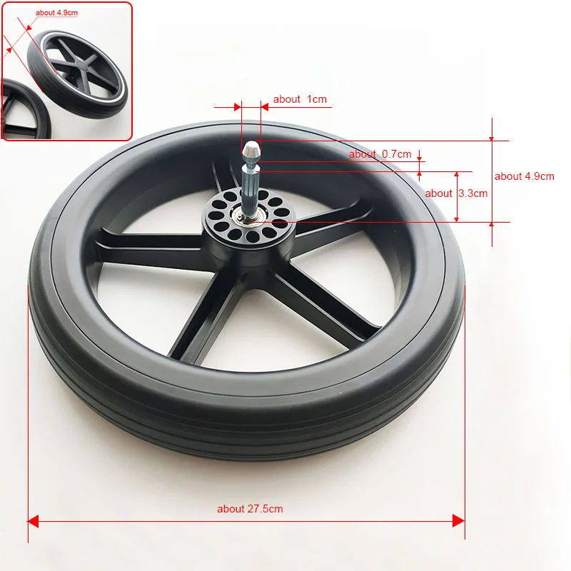 Rueda trasera Cybex EOS detalle 2