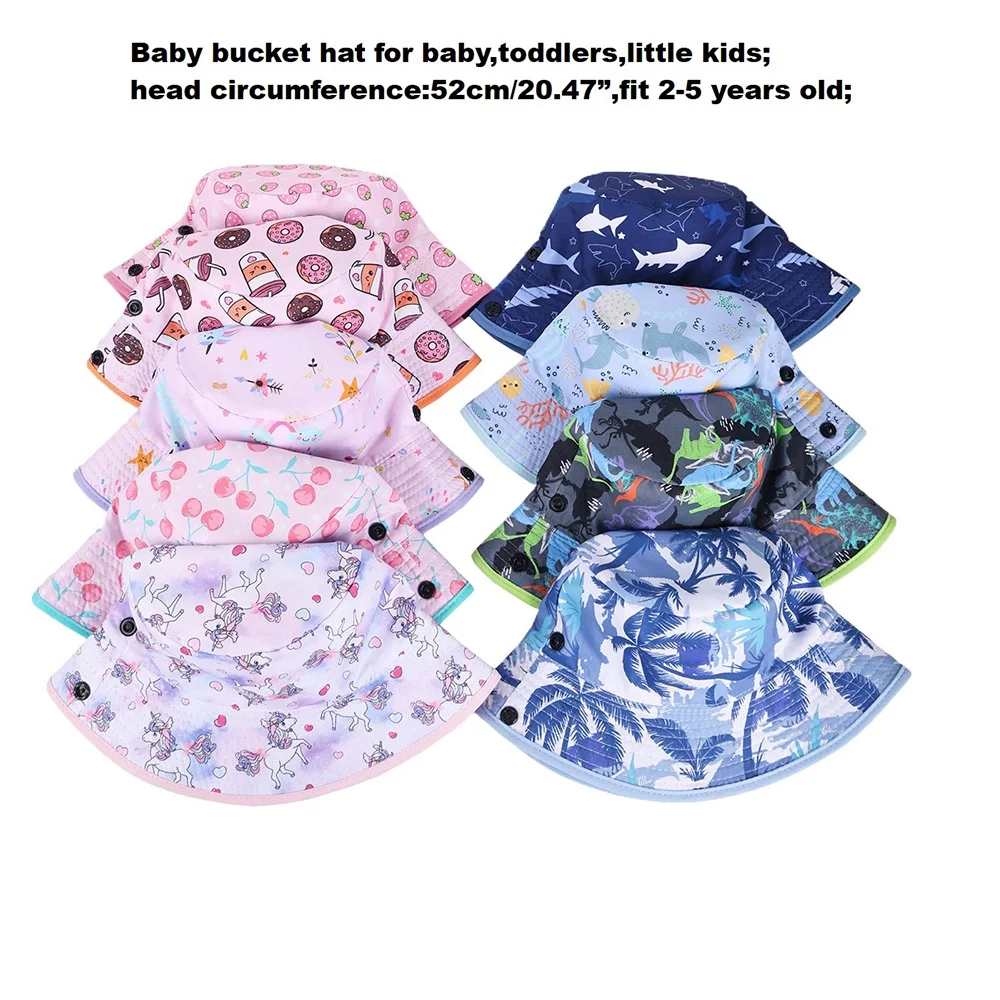 Sombrero de pescador plegable infantil con protección solar playa - imagen 2