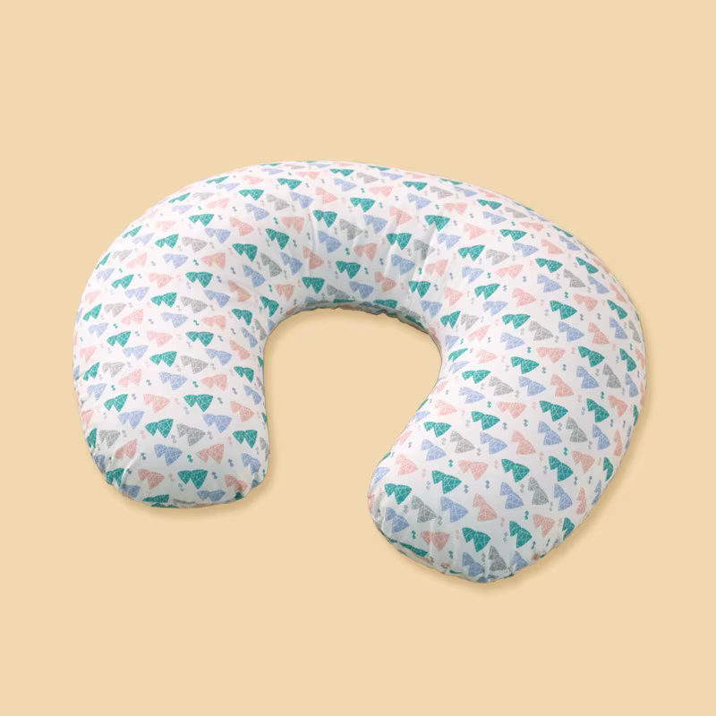 Almohada de lactancia redonda antisalpicaduras con soporte ergonómico - imagen 4
