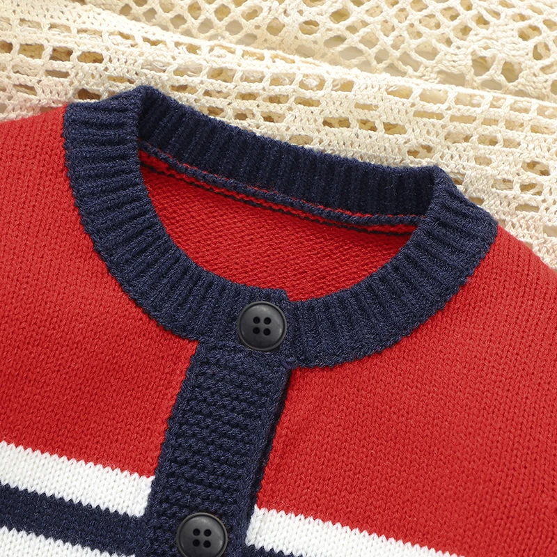 Jersey de bebé invierno con botones en punto y manga larga - imagen 3