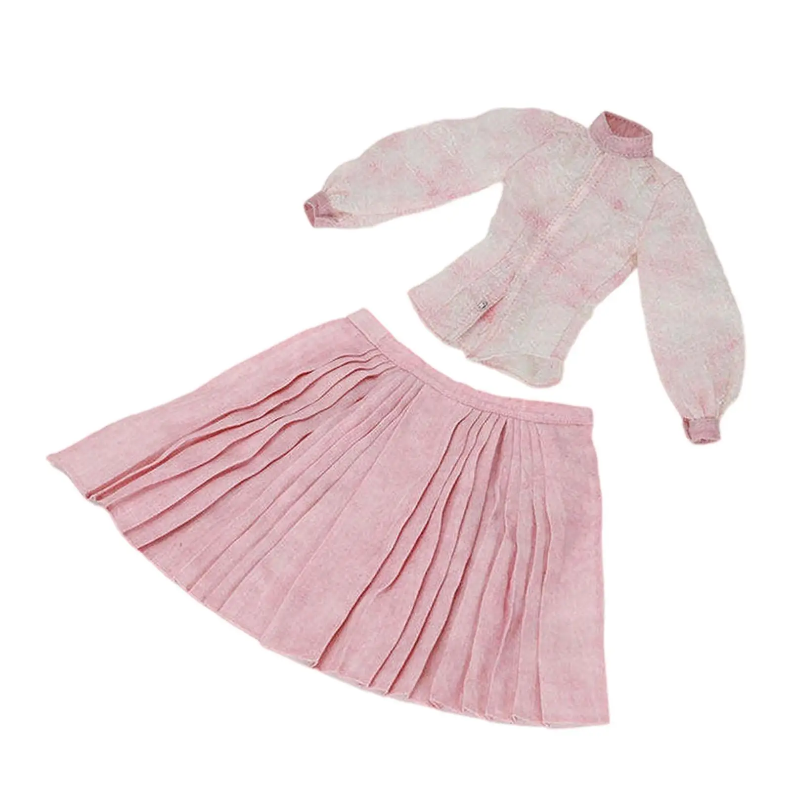 Ropa para muñecas: conjunto Hanfu con falda larga y blusa - imagen 3