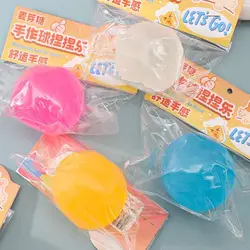 Bolas antiestrés luminosas para apretar, rebote lento, suave