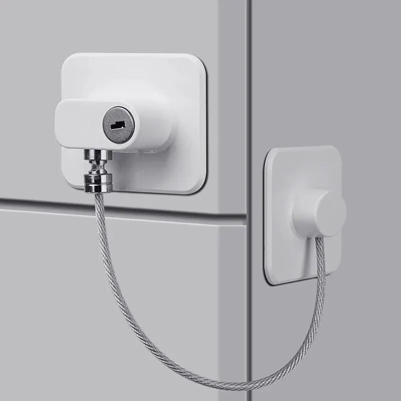 Cerradura de seguridad infantil con cable para puertas y ventanas
