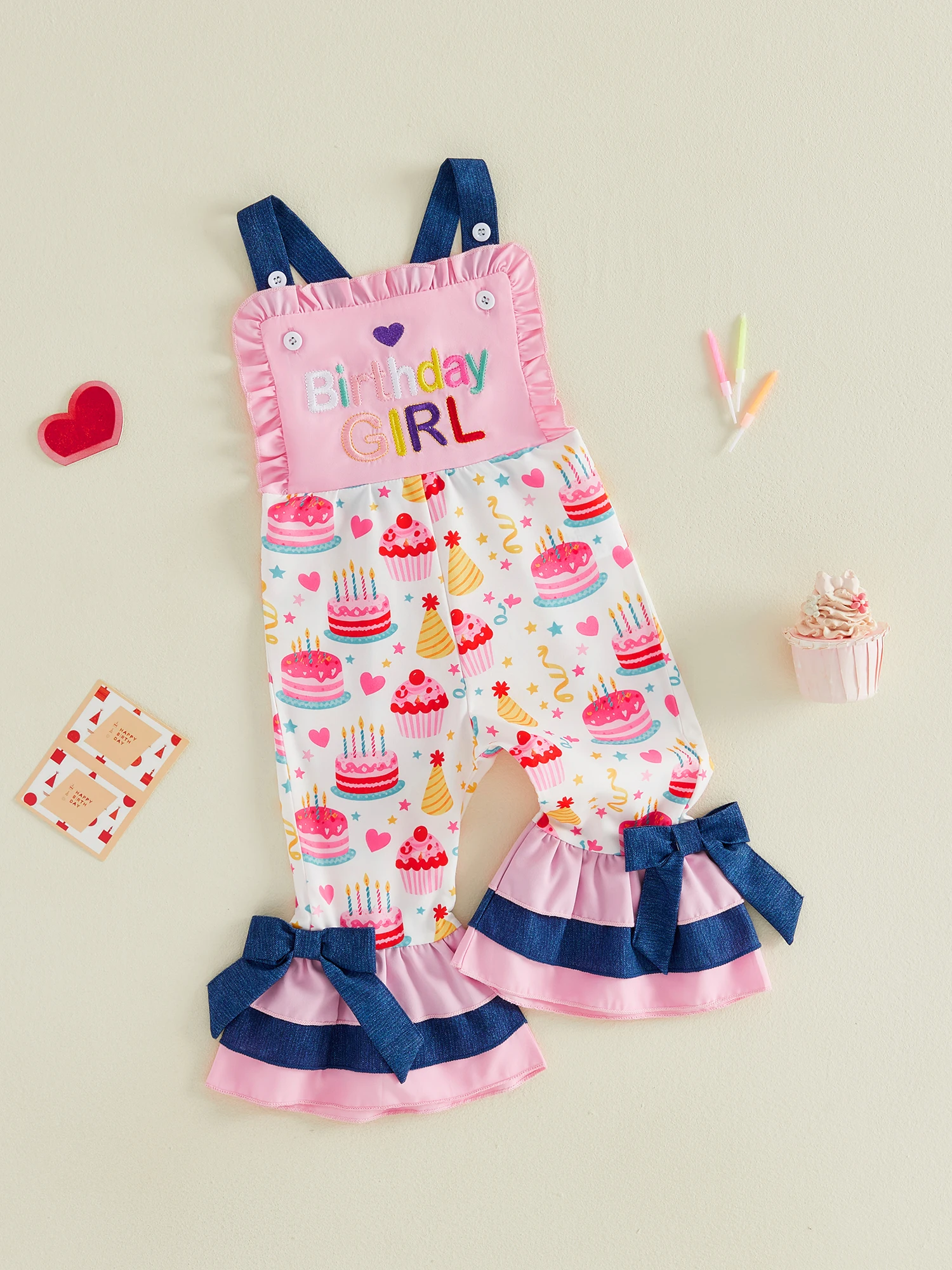 Mono de cumpleaños para niña pequeña