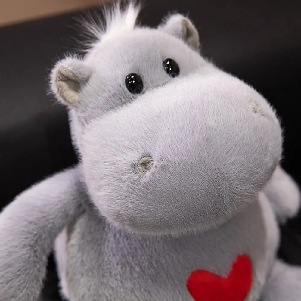Peluche hipopótamo suave con algodón para bebé, almohada de juego - imagen 5
